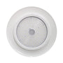 Top view of Washdown LED High Bay – NSF – 150W showing circular LED array and white protective housing