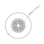 Technical drawing of an Aluminum Reflector showing dimensions and detailed internal structure design.