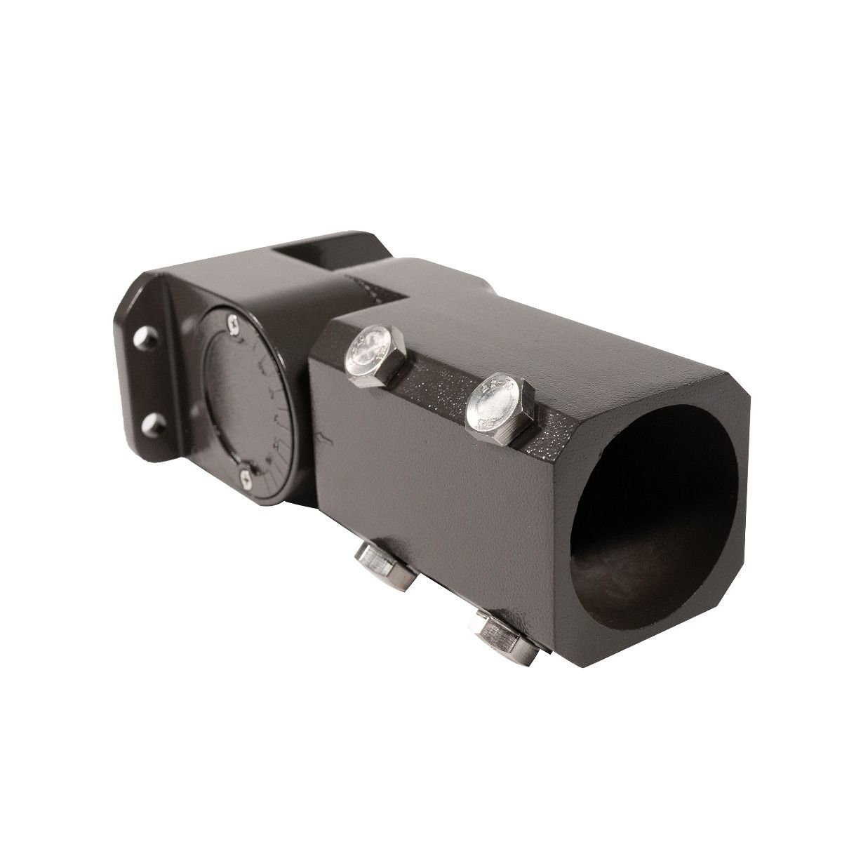 Slipfitter bracket for shoebox with durable finish designed for 100W and 150W Ecobright Shoebox lights